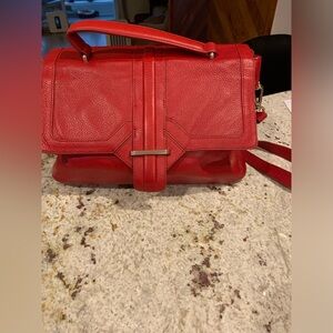 Beautiful Red Danier Leather Purse
